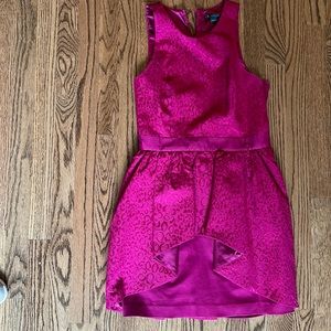Armani exchange pink pattern dress